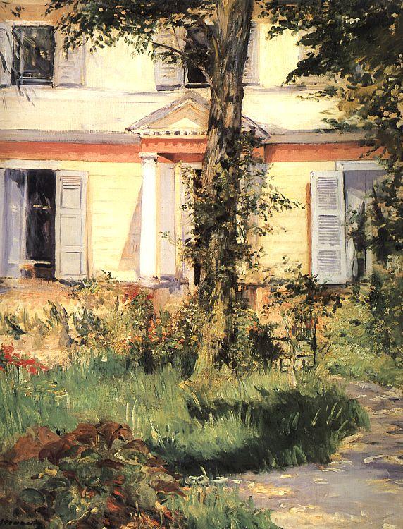 Edouard Manet The House at Rueil Norge oil painting art